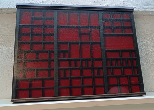 Alte schöne setzkasten - alte,
