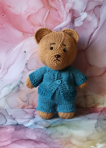 Bär teddy gestrickt - teddy,,
