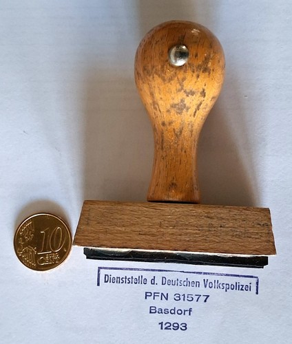 Alter ddr stempel - (s62),