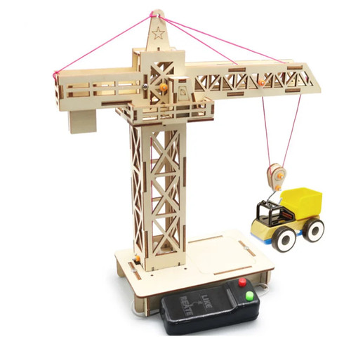 Holzbausatz turmkran - 3d,