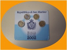 GELD DER WELT WORLD MONEY San Marino (Euro) Mini-KMS Kursmünzensatz 4 Münzen NEU
