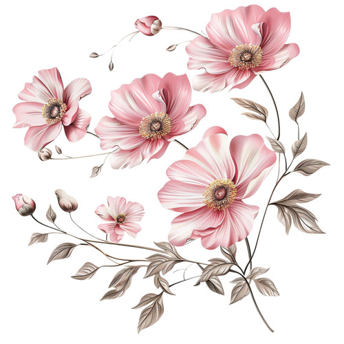 Wandtattoo aufkleber rosa - wandtattoo,