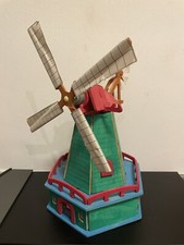 Solar Holz Windmühle (Dekoration für die Fensterbank)