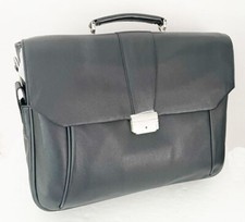 AKTENMAPPE AKTENTASCHE BUSINESS TASCHE LAPTOP RINDLEDER  SCHWARZ 2532N