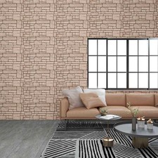 3D-Wandpaneele 10 Stk. Beige
