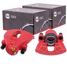 2x ABS BREMSSATTEL ROT VORNE