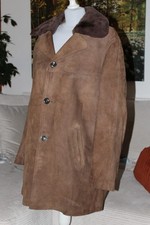 vintage wintermantel wildleder
