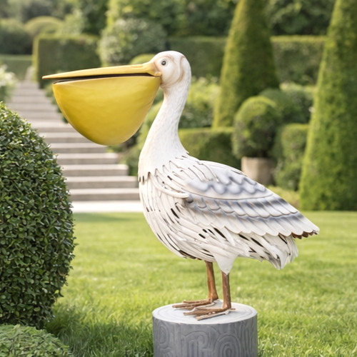 Pelikan gartenfigur teichfigur - pelikan,