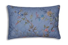 PIP Studio Kissen Kopfkissen Bustani Quilted Cushion blue 45x70 cm blau