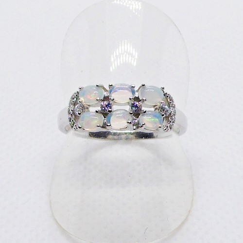 Cabochon feuer opal - cabochon, ring