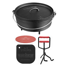 Camp Chef Classic Dutch Oven SDO-12 Deckelheber Hot Pad Grillschaber Set