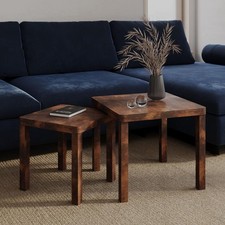 Quadratische Holz Satztische