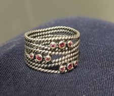 EINGESTELLT SELTENER PANDORA PINK HIDDEN ROMANCE 925 RING GRÖSSE 7,75 / 8 STERLINGSILBER 