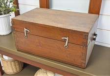 Antike Teakholz Aufbewahrungs