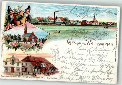 16356 o1298 werneuchen - werneuchen, 1898