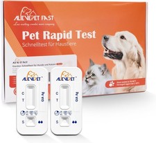 Alievepet 2 Tests Giardien Schnelltest Hund & Katze - Giardien-Test Zuverlässig