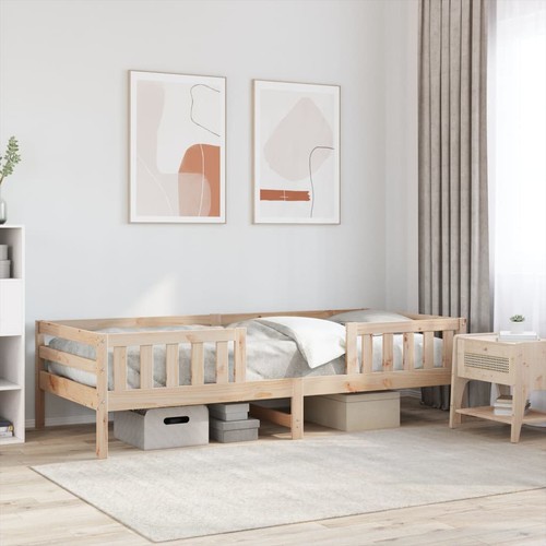 Massivholzbett kiefernholz - massivholzbett,