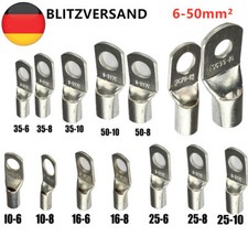 50x Ringkabelschuhe Blank