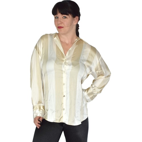 Zara streifen glanz satin - streifen,