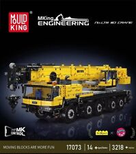Mould King 17073 🚧 LTM 1110 RC Technic Mobilkran ⚙️ 3218 Klemmbausteine