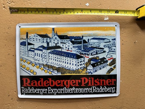 Radeberger pilsner blechschild - pilsner,