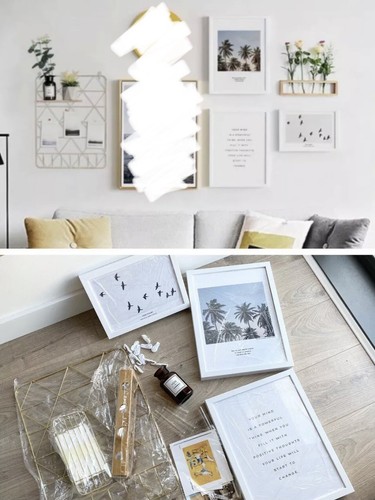 Set wohndeko wandbild - set,