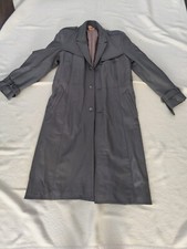 Mantel grau leder - mantel, 42