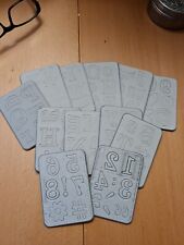 Stampin' Up! Sizzlitz Formen medium Buchstaben und Zahlen 