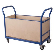 Transportwagen 250 KG Vierwandschutz 100x50 cm Handwagen, Lagerwagen Klappwagen