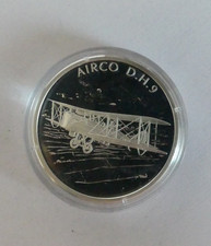 Traum vom Fliegen, 999 er Silber ,AIRCO D.H.9 Leonardo da Vinci