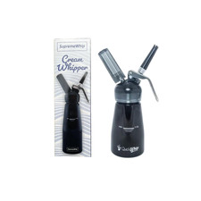 Sahnespender aus Metall Sahnekapseln, Sahneaufschäumer, 0.25 l