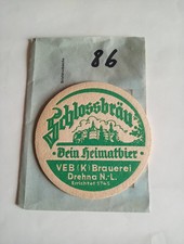 1 Stück DDR Bierdeckel