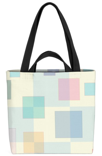 Quadrate pastellfarben tasche - pastellfarben,