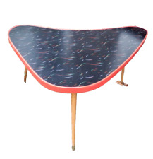 50er 60er Nierentisch Couchtisch Holz Resopal  mid century 50s 60s Vintage