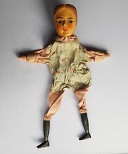 Alte Handpuppe mit Holzkopf