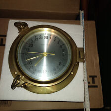 bullaugenuhr 24 stundenziffernblatt messing neuwertig sehr schön