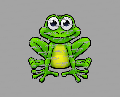 Lustiger frosch auto aufkleber - lustiger,