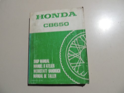 Honda cb650 rc03 1978 - 1978, shop