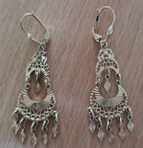 Vintage echtgold 585 ohrringe - vintage,