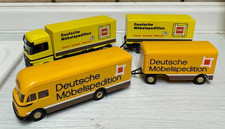 Wiking Actros und Brekina MB Pullmann DMS 1:87