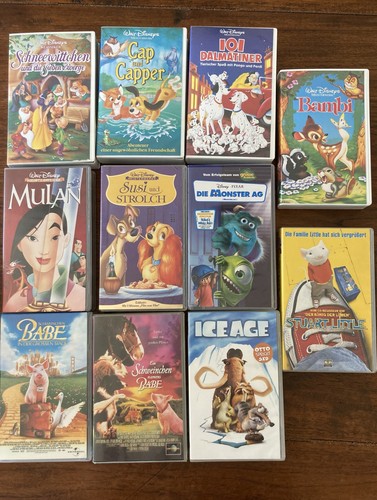 11x vhs kassetten - vhs,
