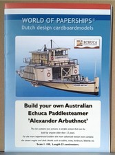 Modellbaubogen   Raddampfer "Alexander Arbuthnot"  Maßstab 1:100