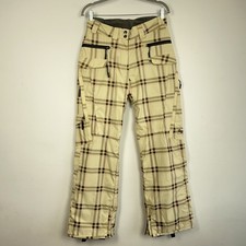 SURFANIC Skihose Snowboardhose Damen Gr S Gelb Kariert Core Series Viele Taschen