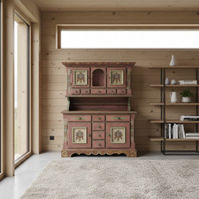 Voglauer Anno 1800 rosa Buffet Küchenschrank Küchenbuffet Esszimmer Bauernmöbel