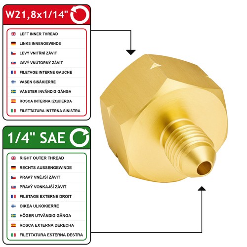Reduzierung w21 8x1 lh - reduzierung,