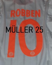 FC Bayern München Müller 25 oran. Flock Beflockung f. Trikot Spielertrikot z0324