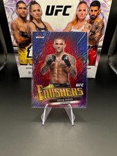 Topps Finest UFC Dustin Poirier Finisher Red Shimmer 