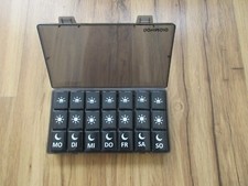 Tablettenbox / Pillendose / Medikamentendosierer: 7 Tage-3 Fächer