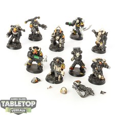 Space Marines - 10x The Legion of the Damned klassisch - bemalt