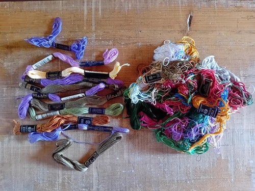 Vintage stickgarne sticktwist - stickgarne,